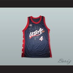 1996 Charles Barkley 4 USA Team Away Basketball Jersey