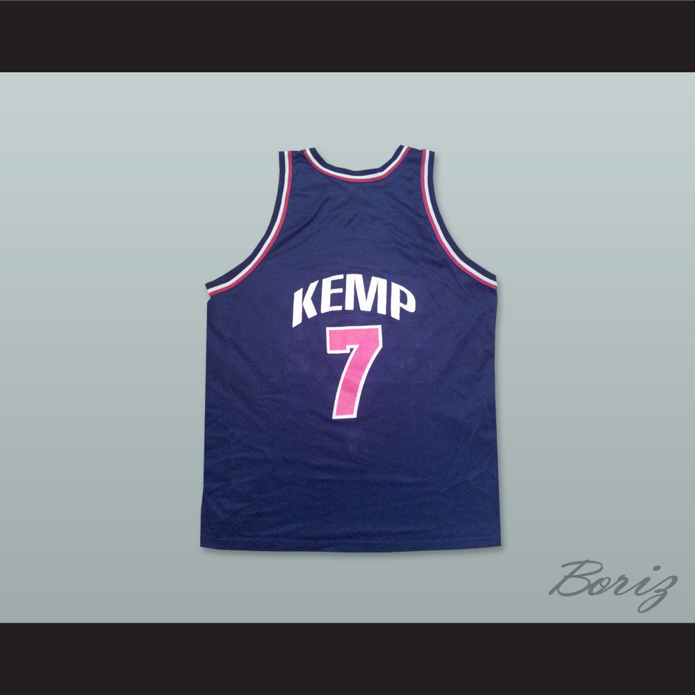 1994 Shawn Kemp 7 USA Team Away Basketball Jersey