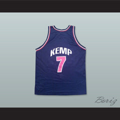 1994 Shawn Kemp 7 USA Team Away Basketball Jersey