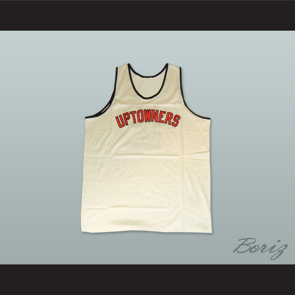 1973 Rucker Park Uptowners 12 White Basketball Jersey
