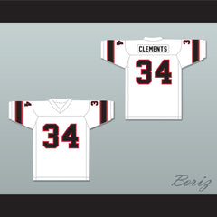 1974 WFL Vince Clements 34 Honolulu Hawaiians Home Football Jersey