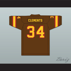 1974 WFL Vince Clements 34 Honolulu Hawaiians Road Football Jersey