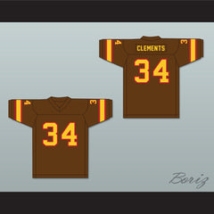 1974 WFL Vince Clements 34 Honolulu Hawaiians Road Football Jersey
