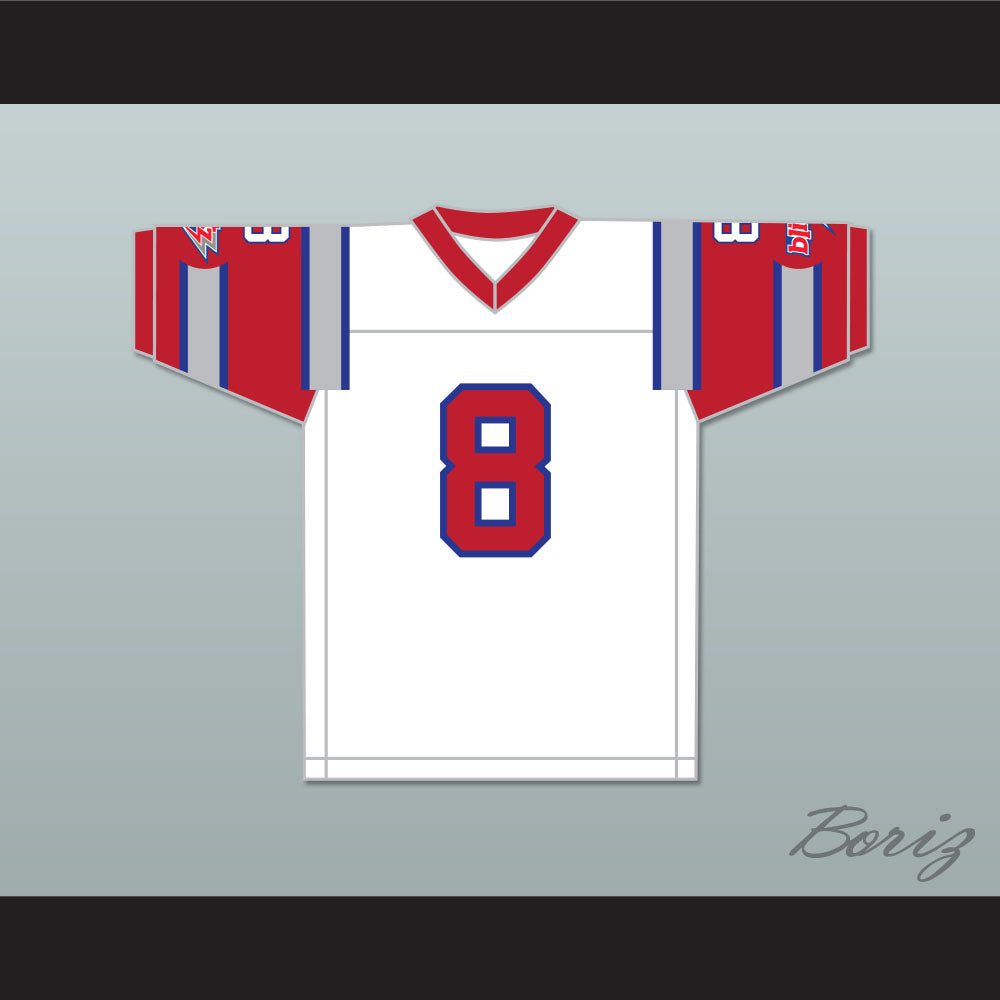 1984 USFL Vince Evans 8 Chicago Blitz Home Football Jersey