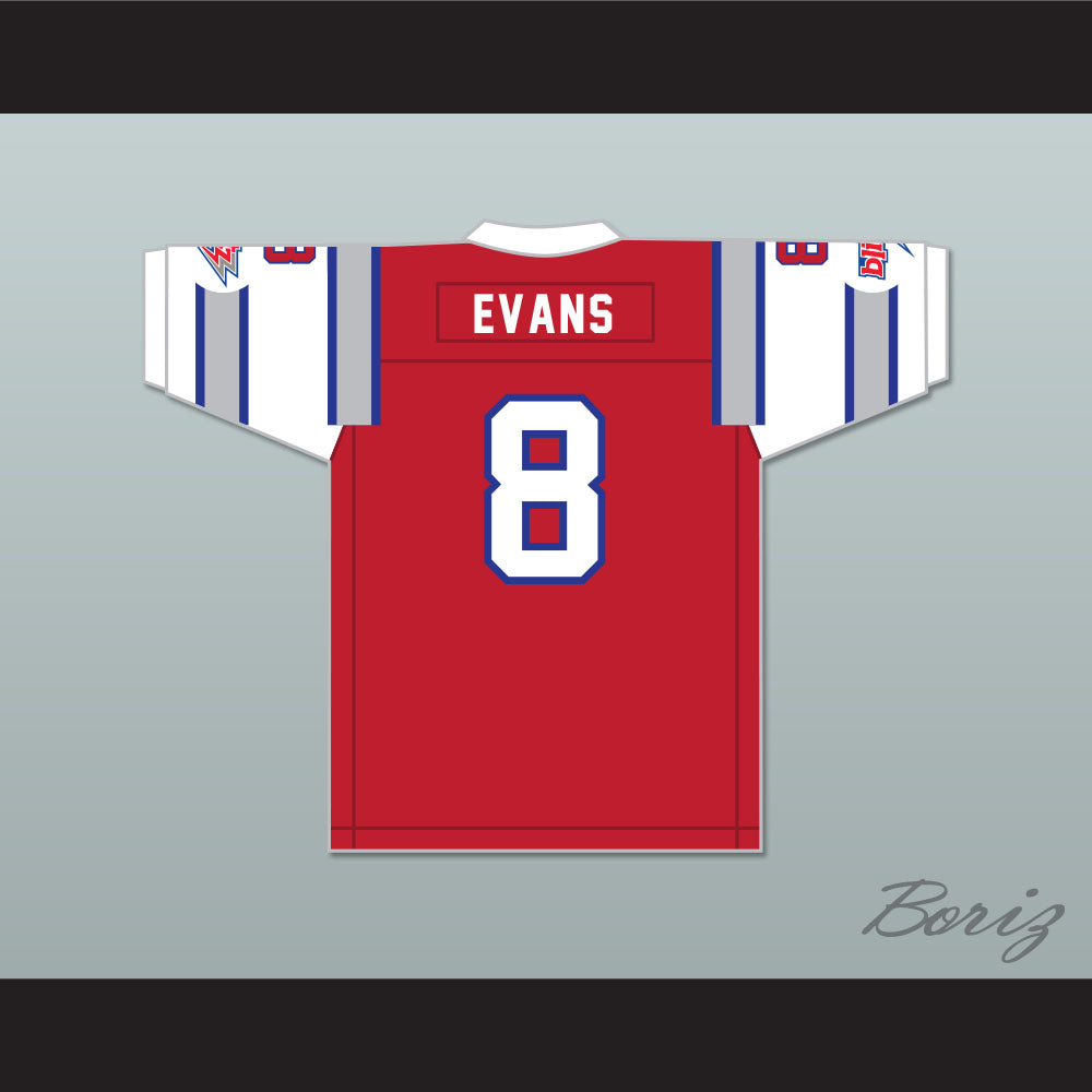 1984 USFL Vince Evans 8 Chicago Blitz Road Football Jersey