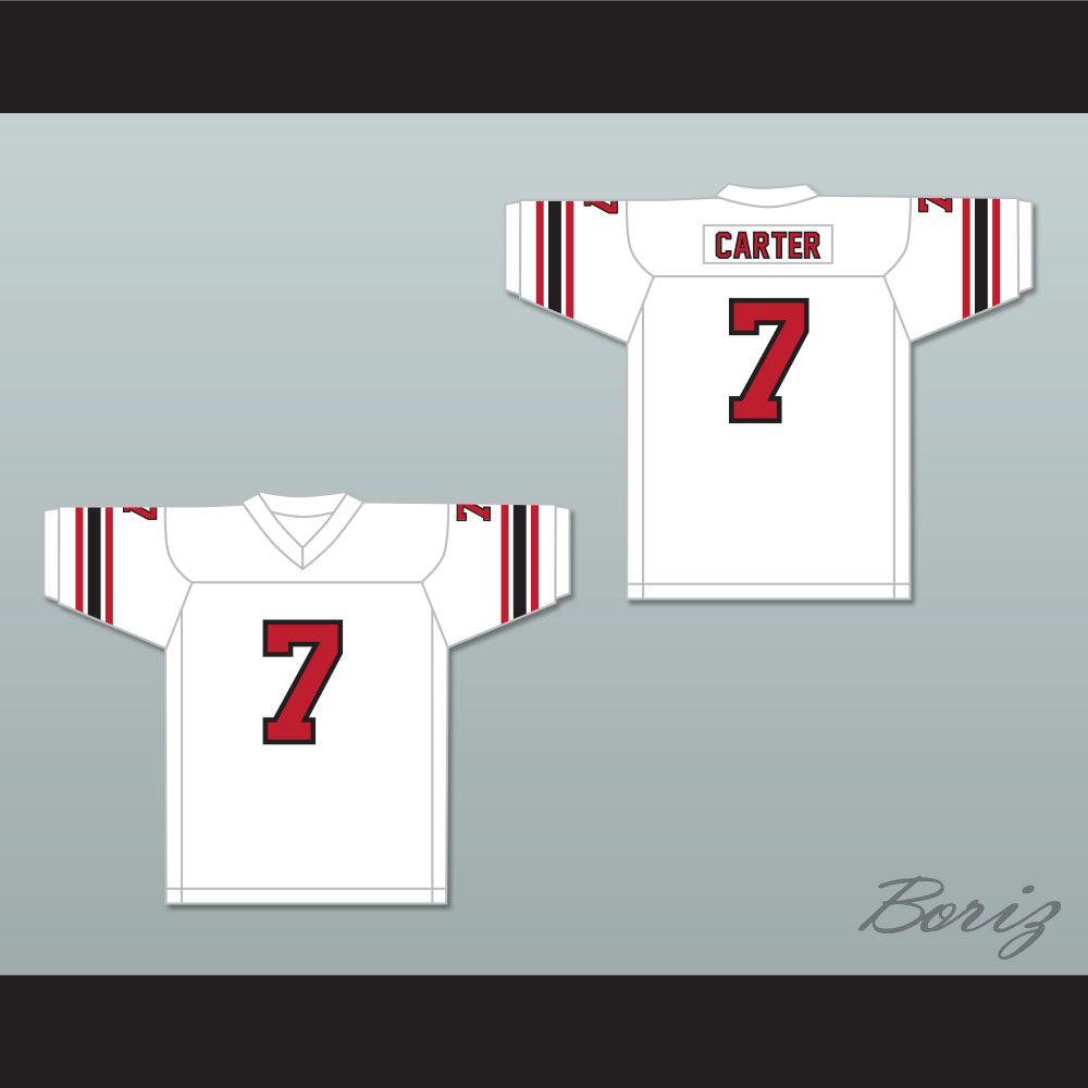 1974 WFL Virgil Carter 7 Chicago Fire Home Football Jersey