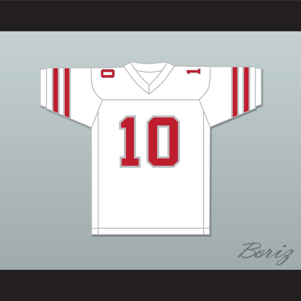 1985 USFL Walter Lewis 10 Memphis Showboats Home Football Jersey