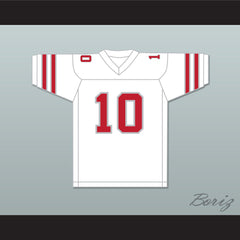 1985 USFL Walter Lewis 10 Memphis Showboats Home Football Jersey