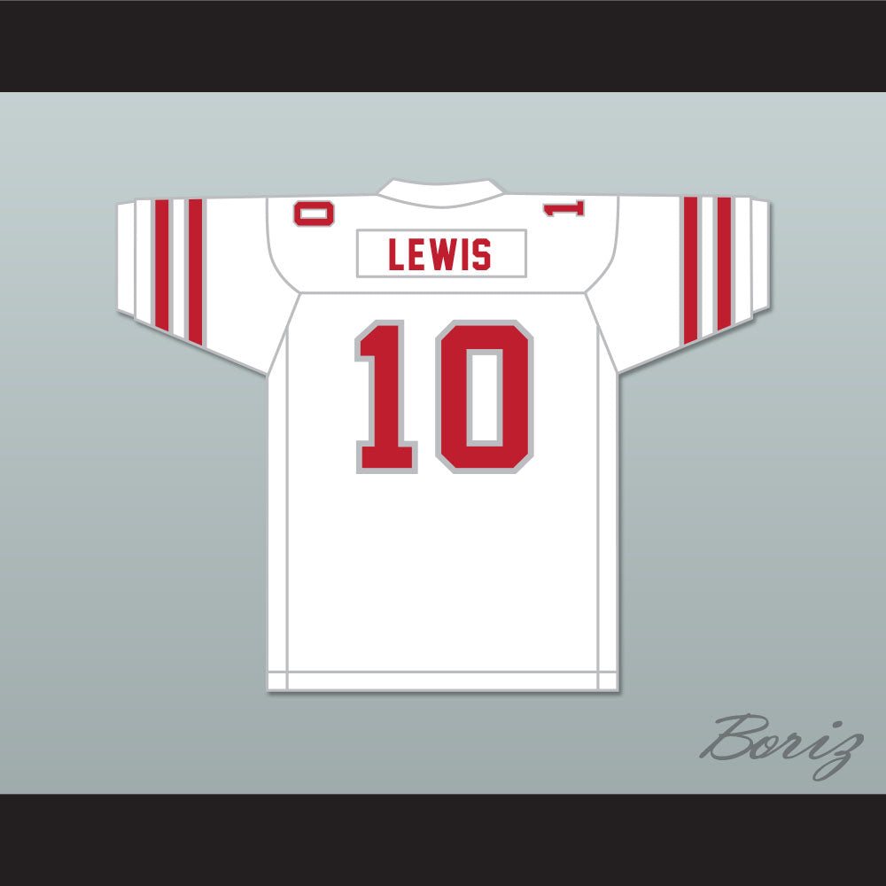 1985 USFL Walter Lewis 10 Memphis Showboats Home Football Jersey