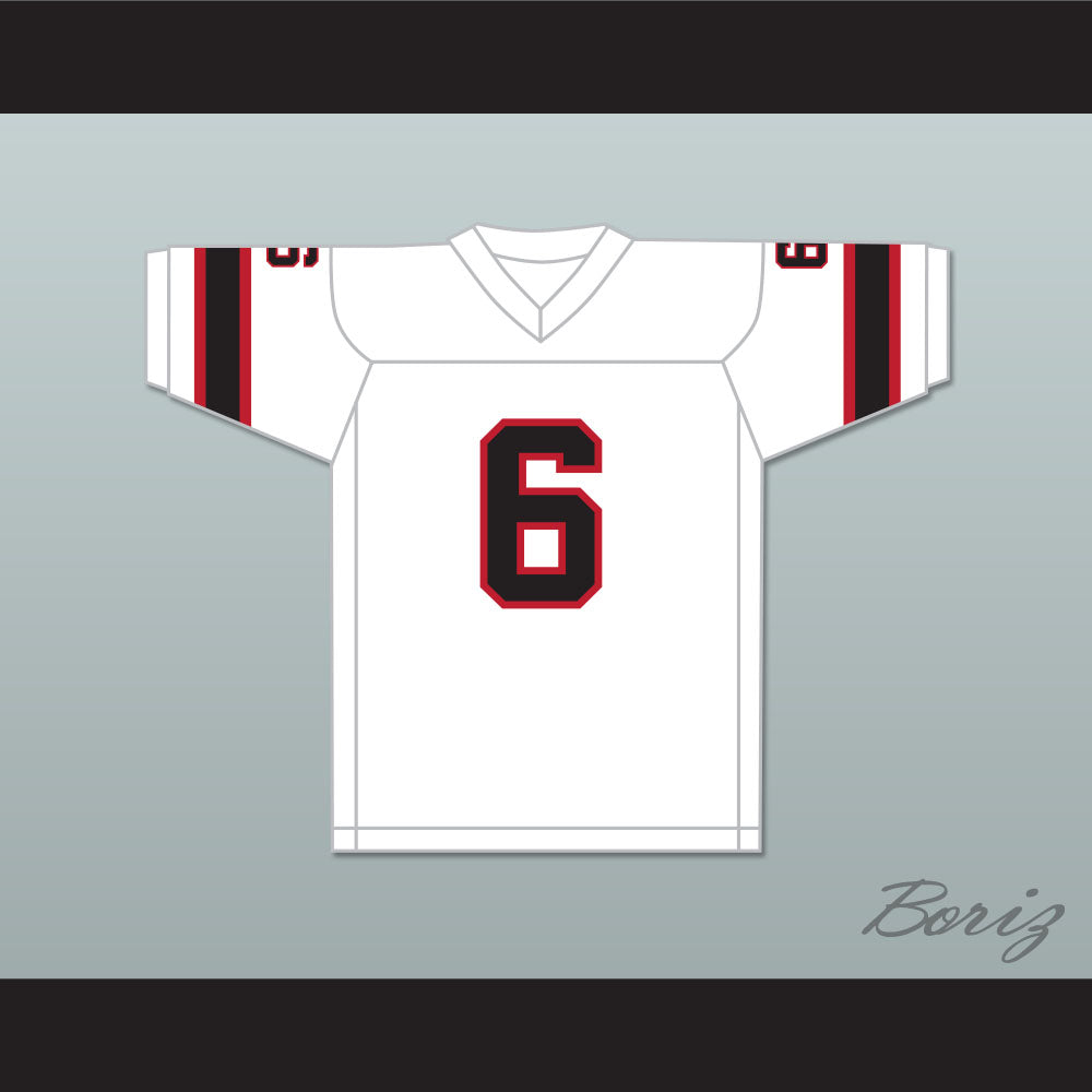 1974 WFL Warren McVea 6 Detroit Wheels Home Football Jersey