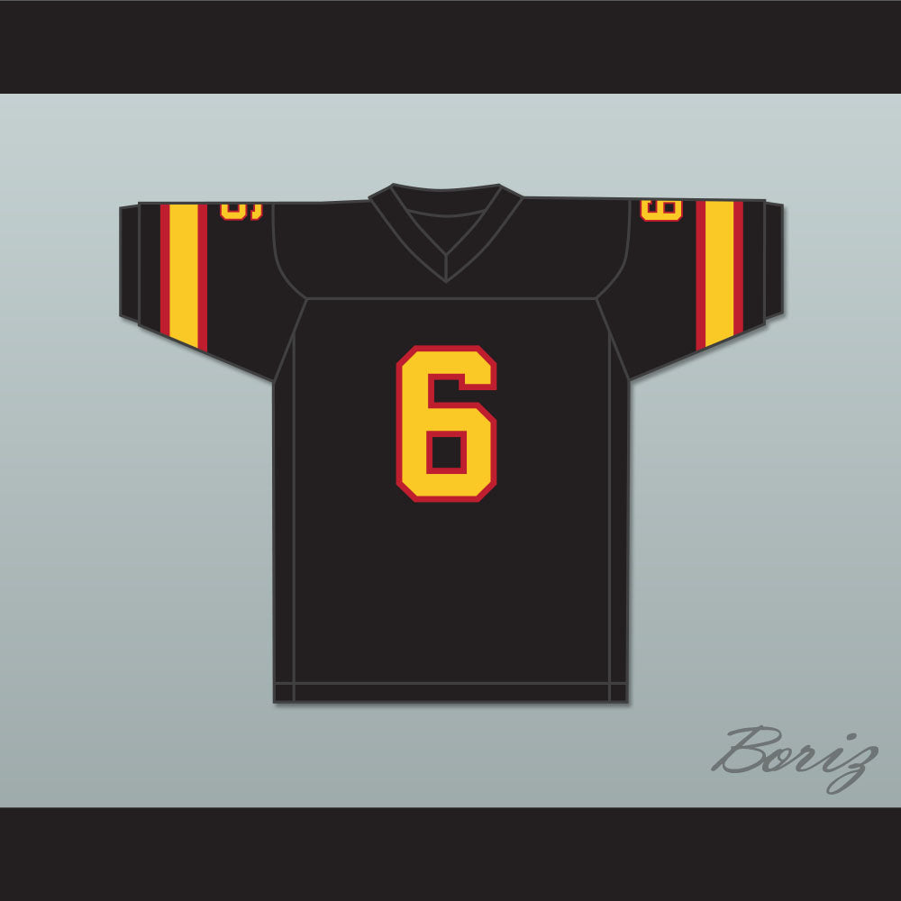 1974 WFL Warren McVea 6 Detroit Wheels Road Football Jersey