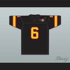 1974 WFL Warren McVea 6 Detroit Wheels Road Football Jersey with Patch